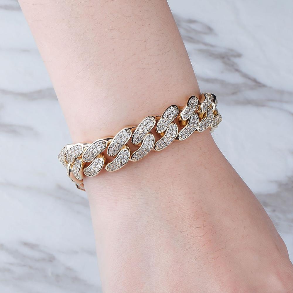 Iced 14k Clasp & Bracelet