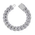 Iced 14k Clasp & Bracelet