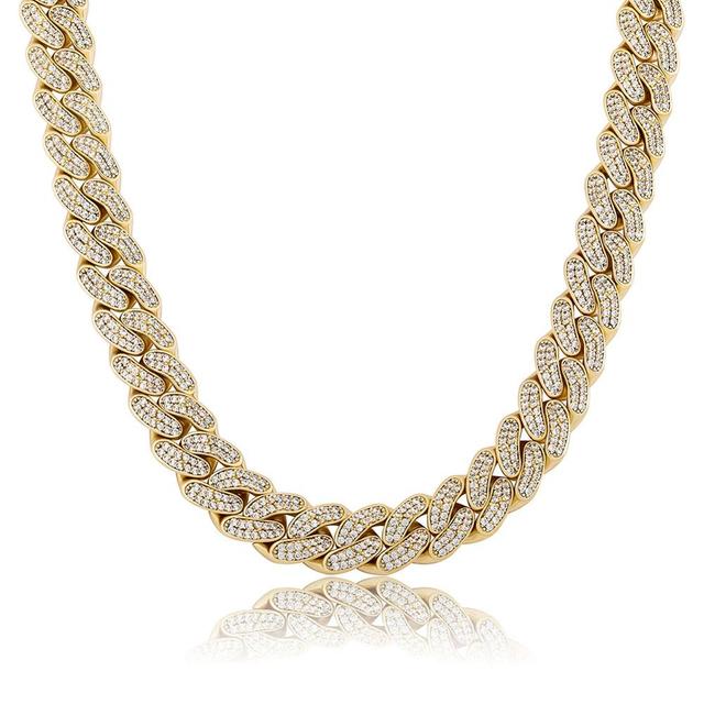 Iced Out Clasp & Cuban Link