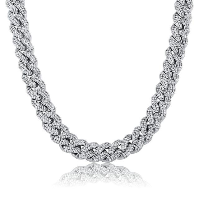 Iced Out Clasp & Cuban Link