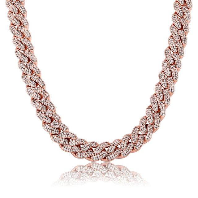 Iced Out Clasp & Cuban Link