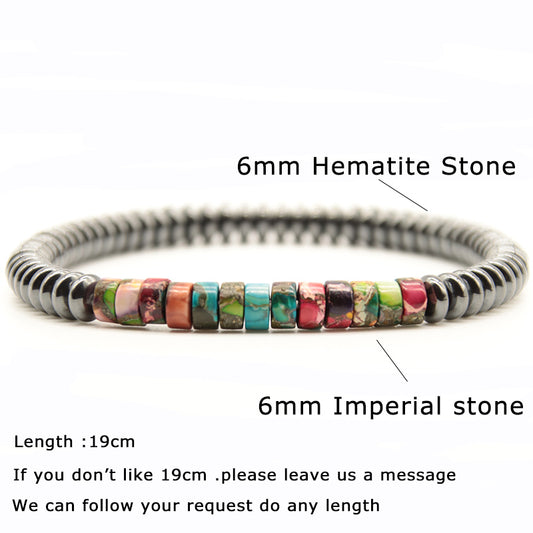 Natural Art Stone Bracelet