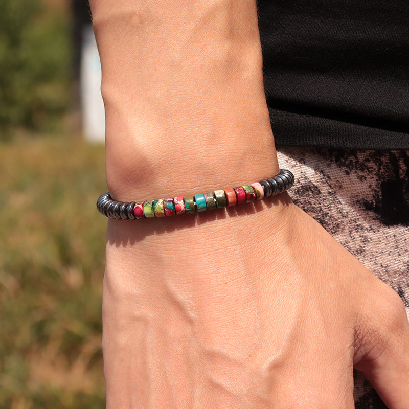 Natural Art Stone Bracelet
