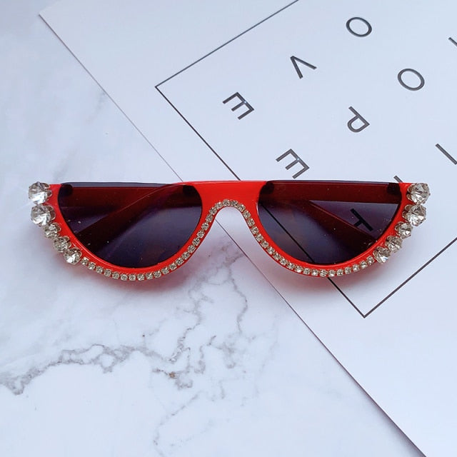 Trendy Diamond Cat Eye Sunglasses – Kingz Court