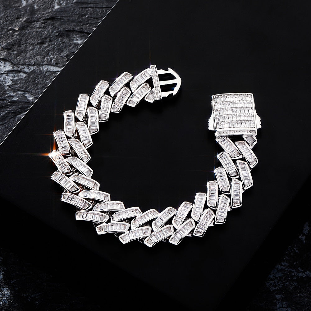 Iced Out Cuban Link Bracelet