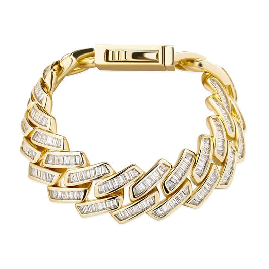 Iced Out Cuban Link Bracelet