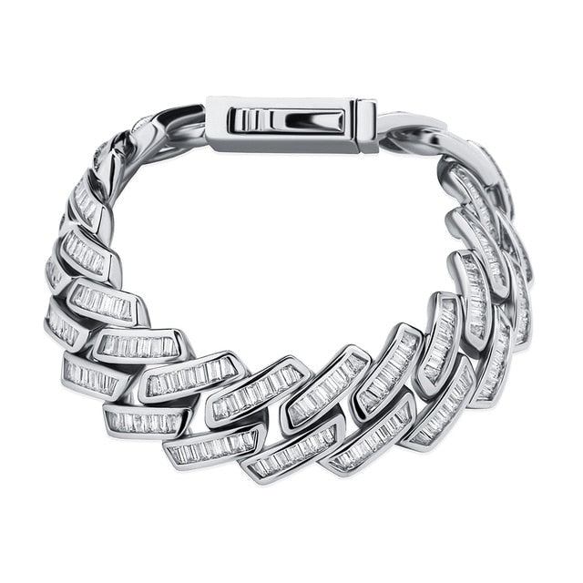 Iced Out Cuban Link Bracelet