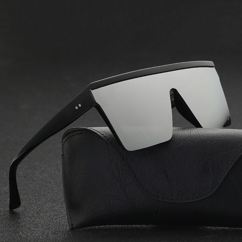 Vintage Square Flat Top Sunglasses