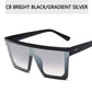 Vintage Square Flat Top Sunglasses