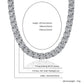 Baguette Curb Chain Necklace