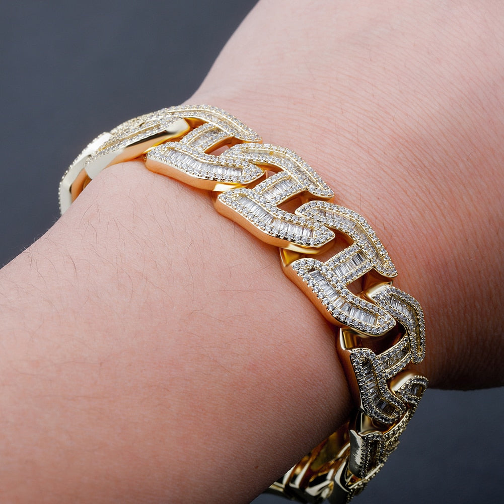 Baguette Iced Out Bracelet