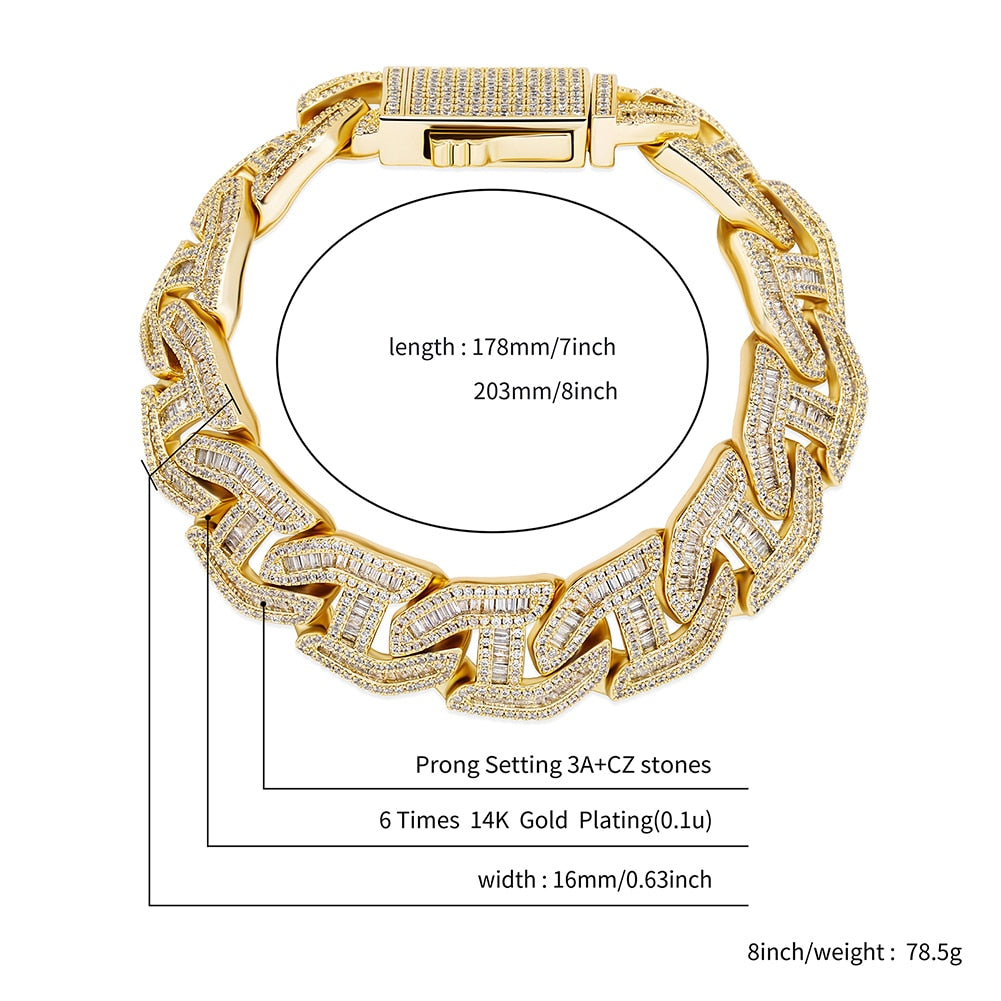 Buy Iced Out Gold Watch with Diamond Face & Matching Bling Bling-ed Out  Bracelet Combo Set Online at Lowest Price Ever in India | Check Reviews &  Ratings - Shop The World