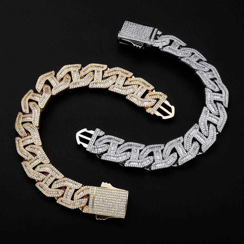 Baguette Iced Out Bracelet