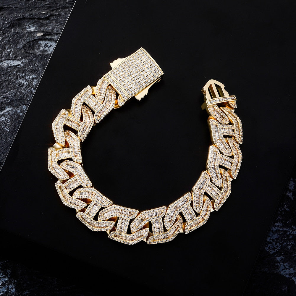 Baguette Iced Out Bracelet