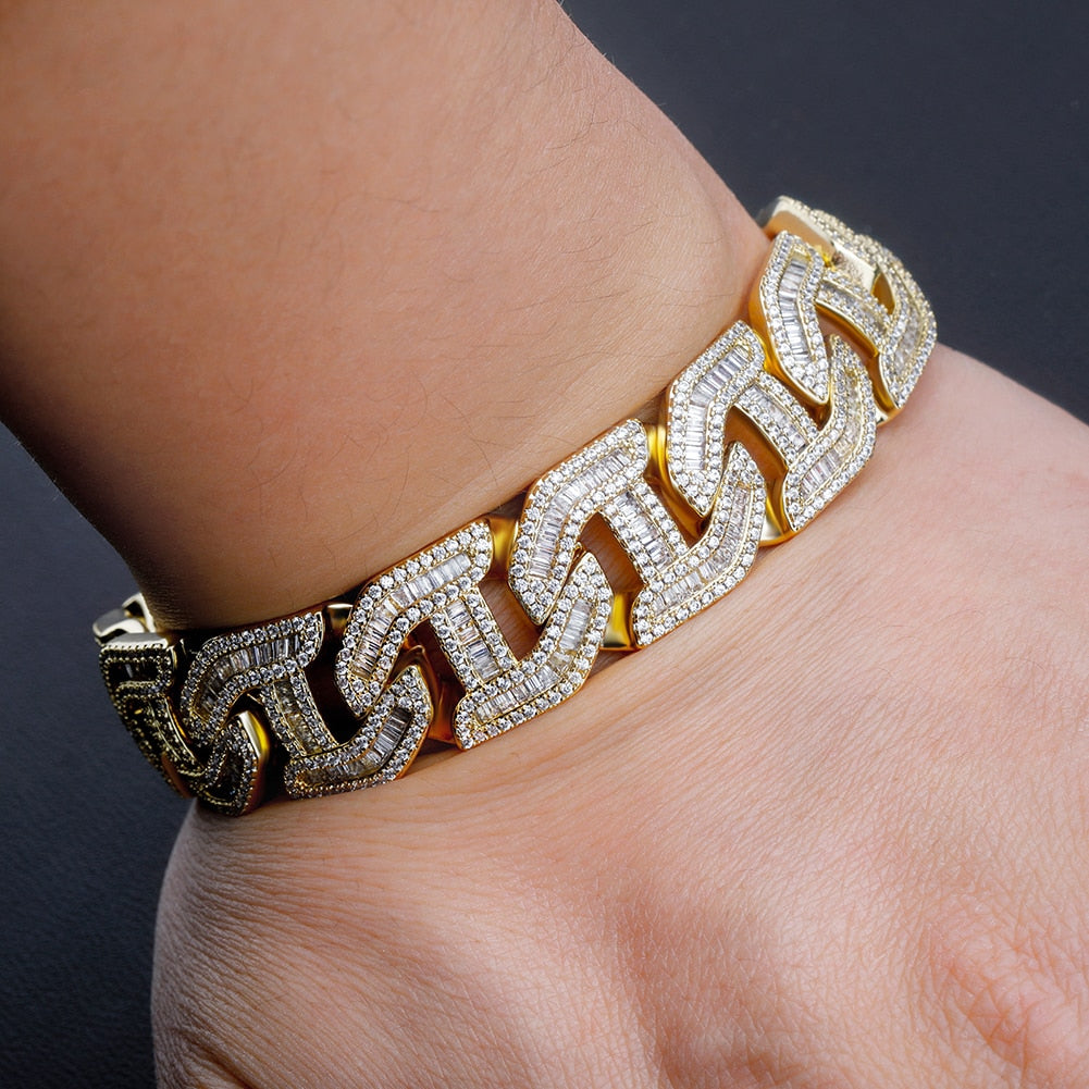 Baguette Iced Out Bracelet
