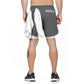 Two in one sports jogging fitness shorts