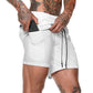 Two in one sports jogging fitness shorts