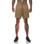 Two in one sports jogging fitness shorts