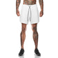Two in one sports jogging fitness shorts