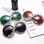Round Half Diamond Sunglasses