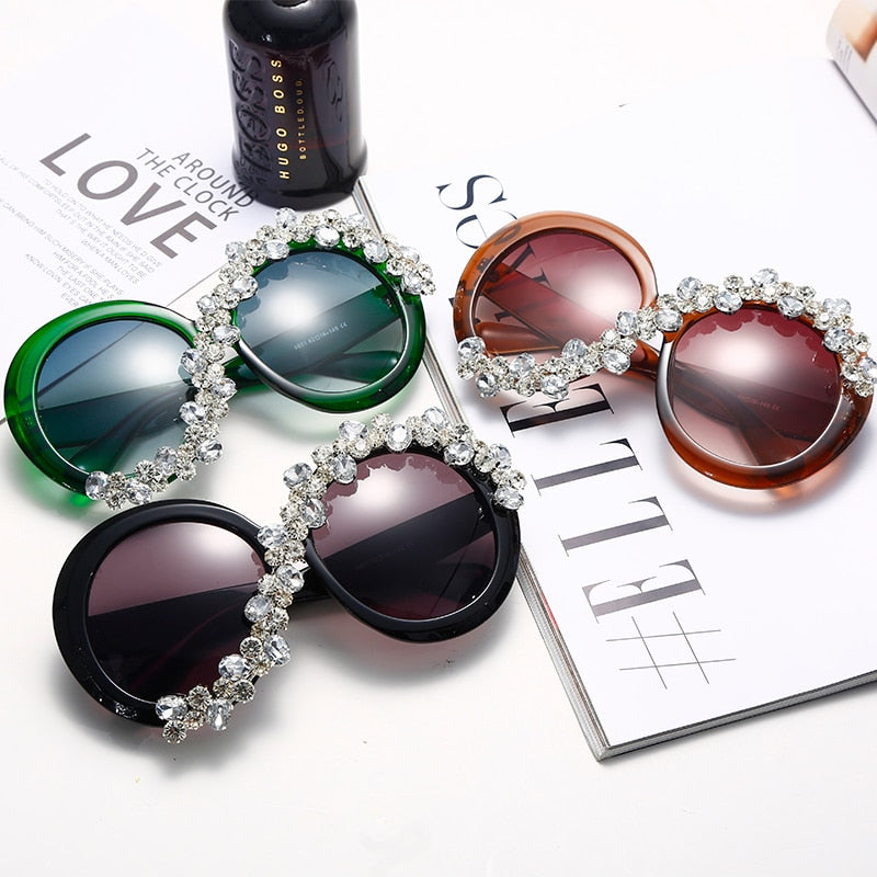Round Half Diamond Sunglasses