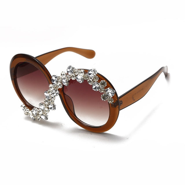 Round Half Diamond Sunglasses