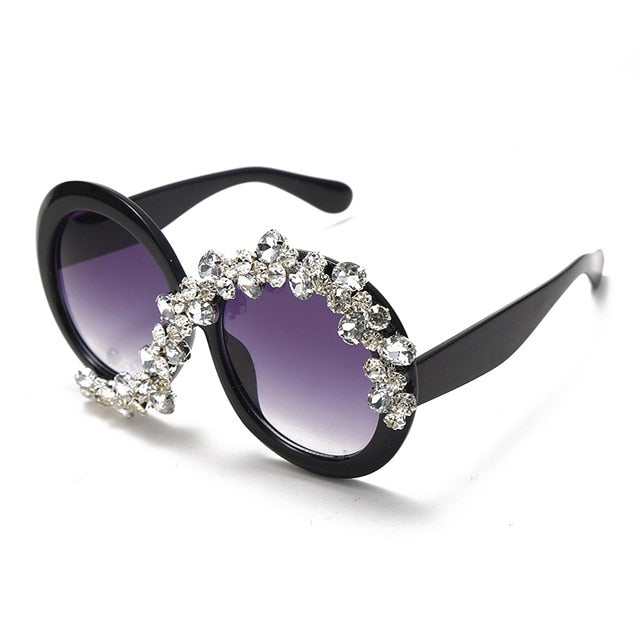 Round Half Diamond Sunglasses