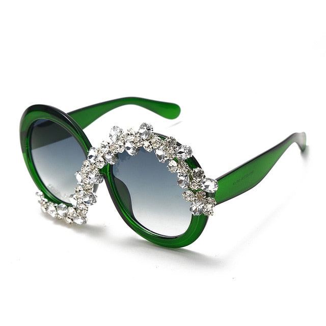 Round Half Diamond Sunglasses