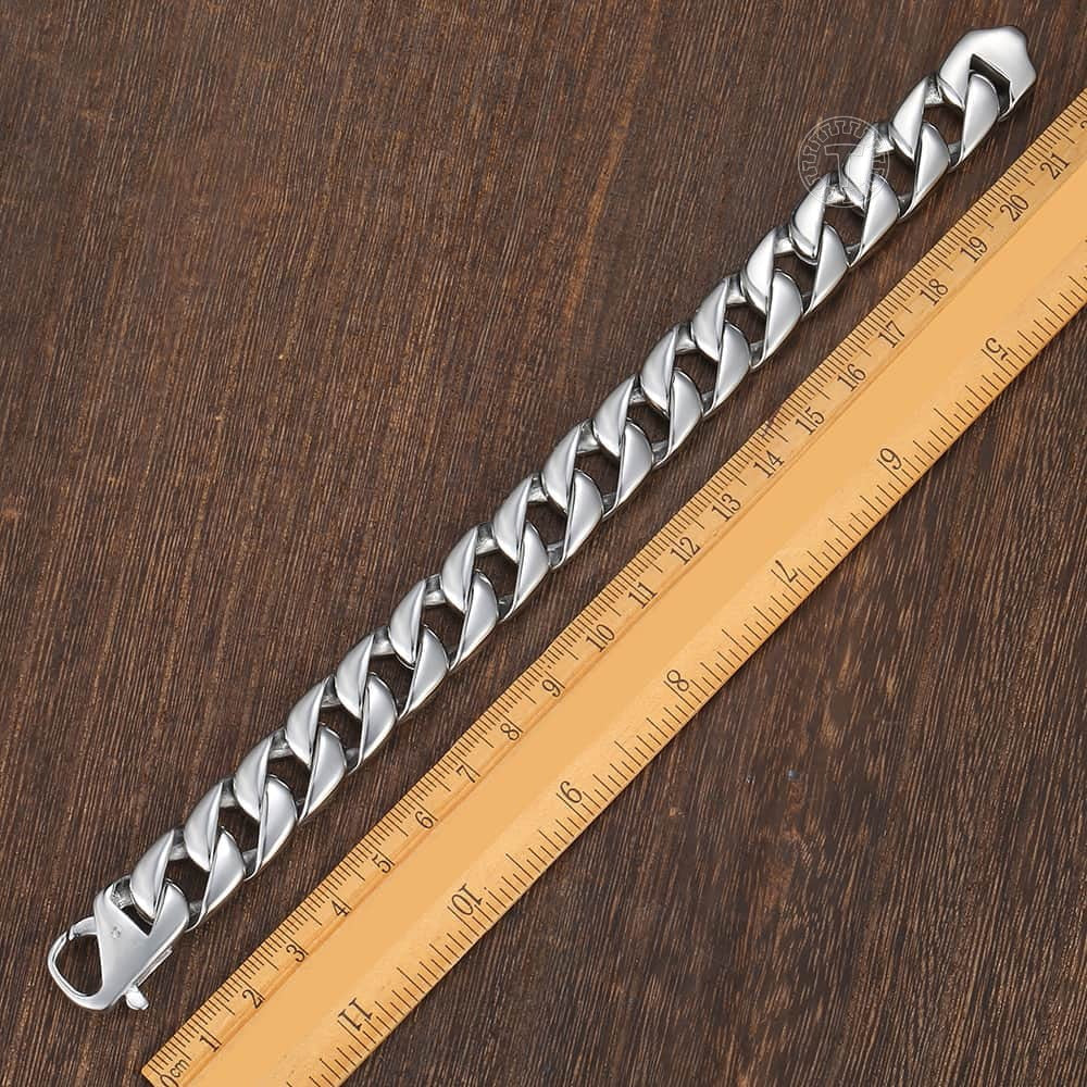 Silver Cuban Link Bracelet