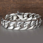 Silver Cuban Link Bracelet