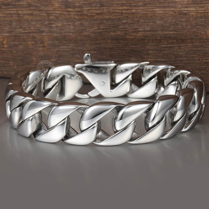 Silver Cuban Link Bracelet