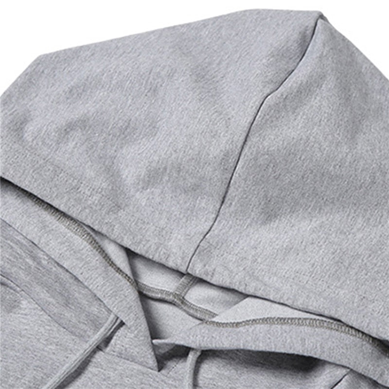 Crop Top Hoodie and Sweatpants