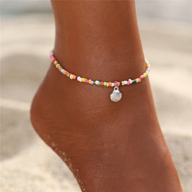 Colorful Eye Beads Anklets