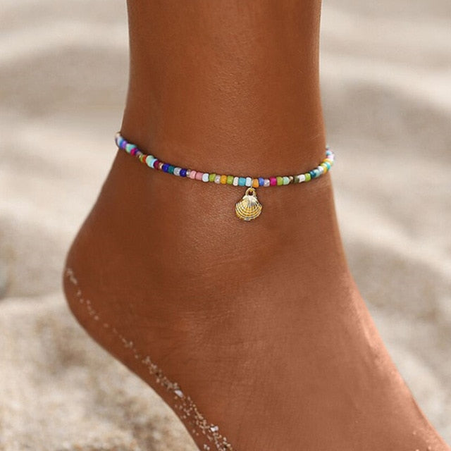 Colorful Eye Beads Anklets