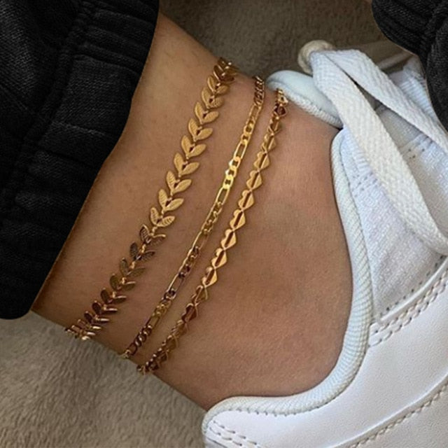 Colorful Eye Beads Anklets