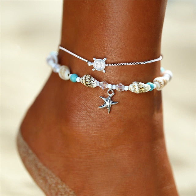 Colorful Eye Beads Anklets