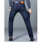Spring New Classic Blue Black Slim-fit Jeans