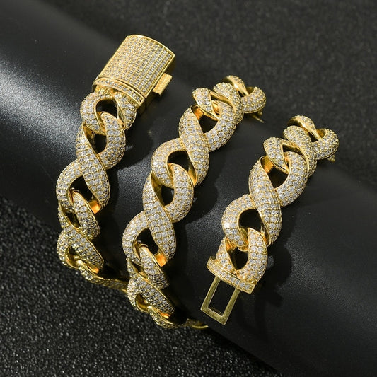 Heavy Thick Cuban Iced Out Chains