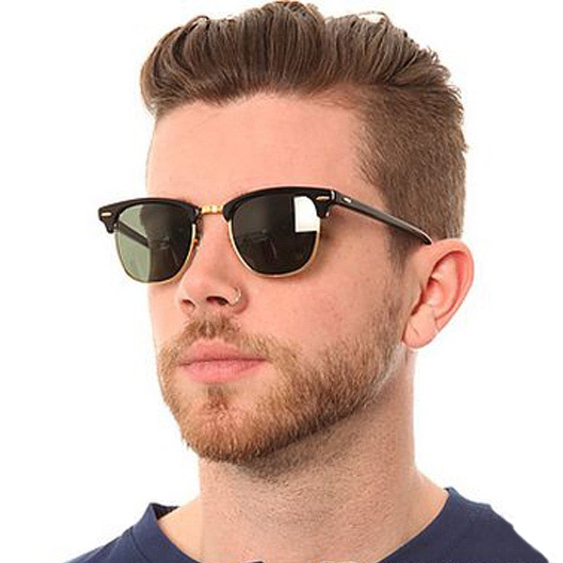 Semi Rimless Sunglasses