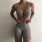 Sleeveless Backless Knotted One Piece
