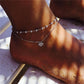 Handcuffs And Other Anklet Fashion Multilayer Foot Chain's
