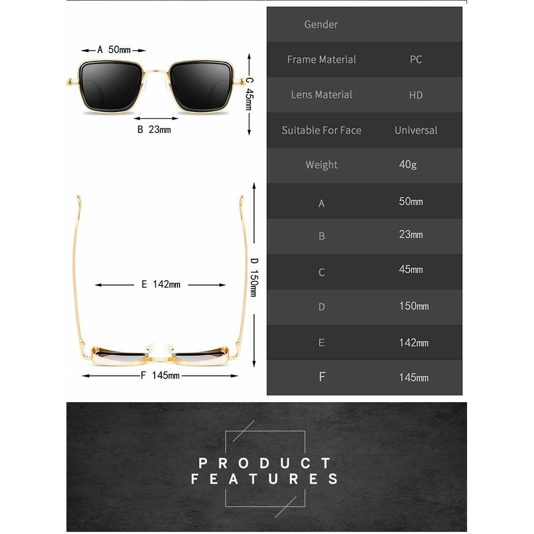Squared Vintage Sunglasses