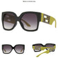 Black Leopard Square Sunglasses