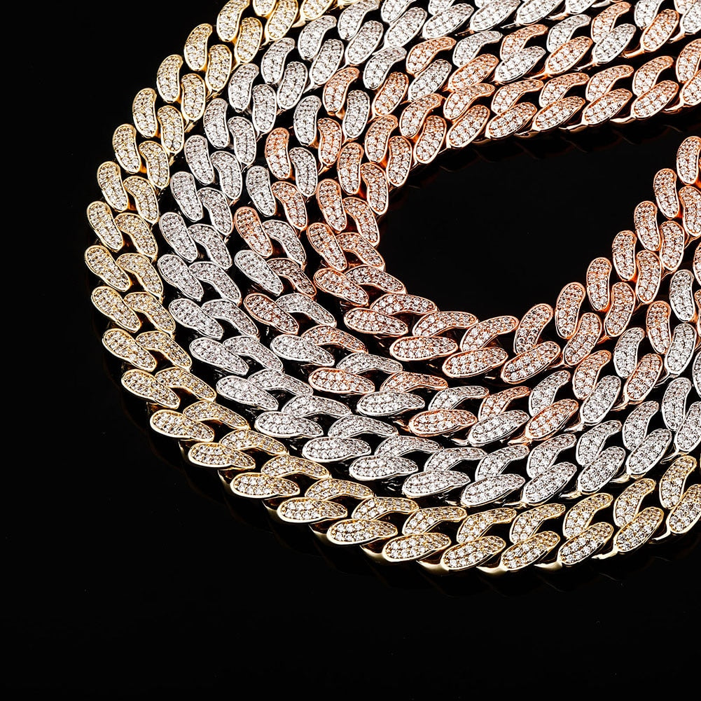 Iced Out Clasp & Cuban Link