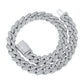 Iced Out Clasp & Cuban Link