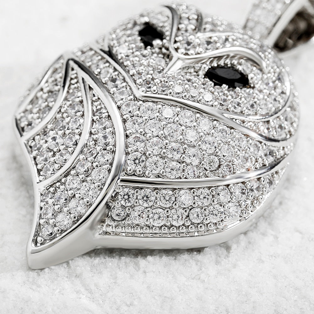 Iced Owl Pendant