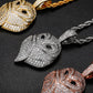 Iced Owl Pendant