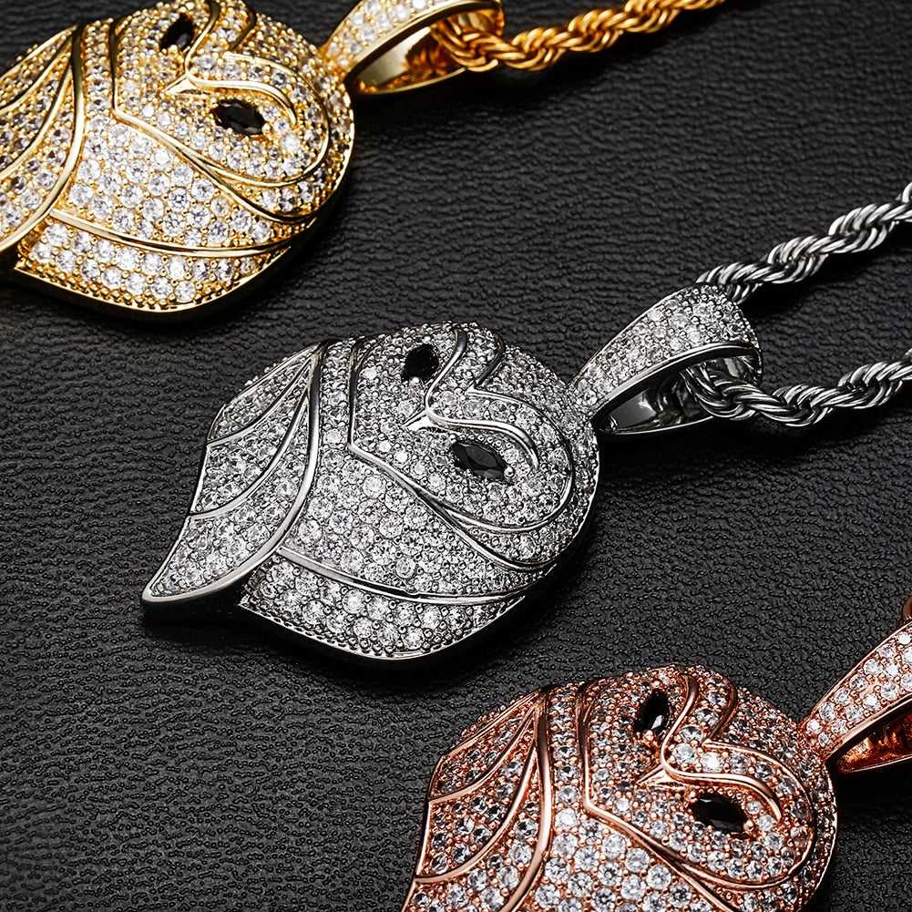 Iced Owl Pendant