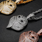 Iced Owl Pendant