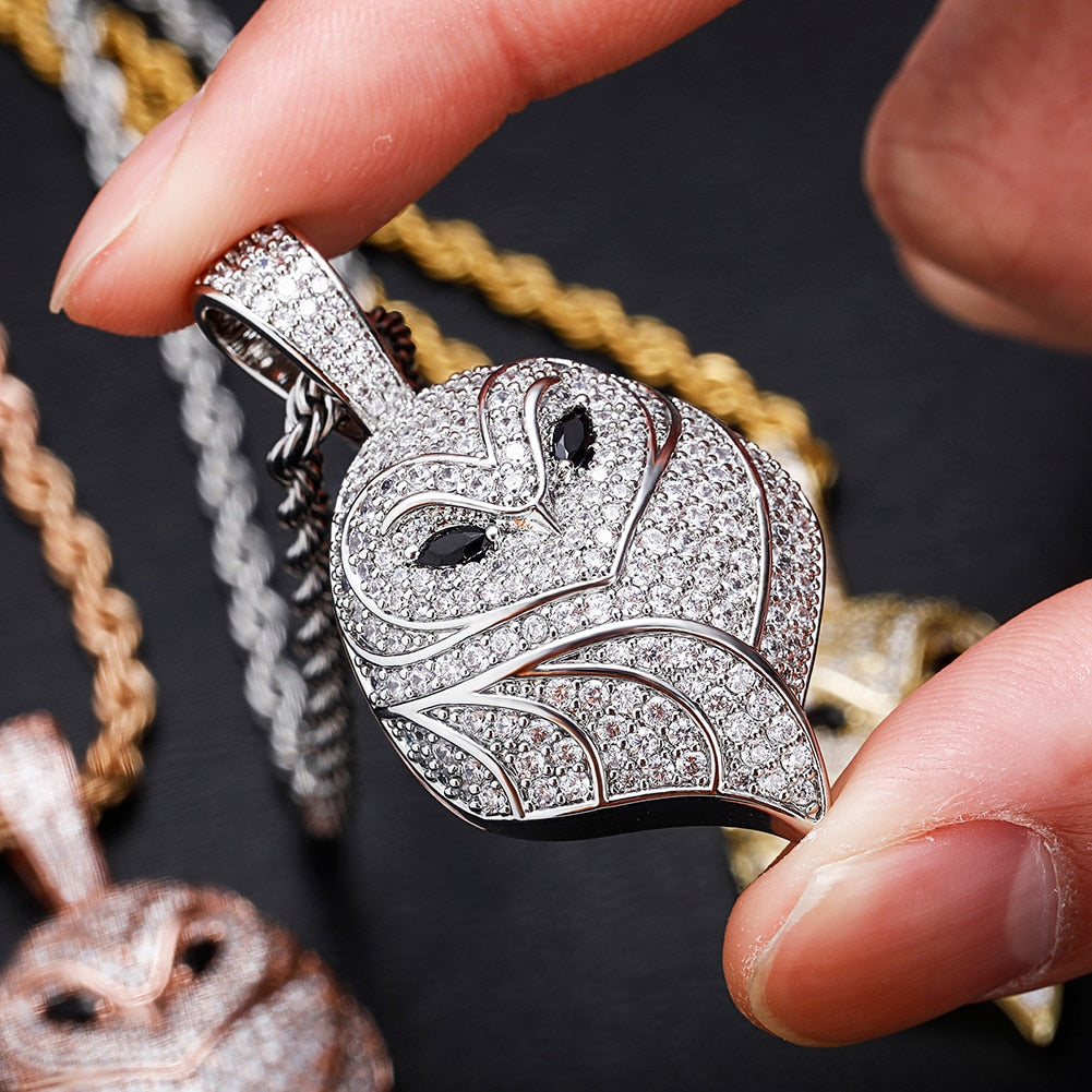 Iced Owl Pendant